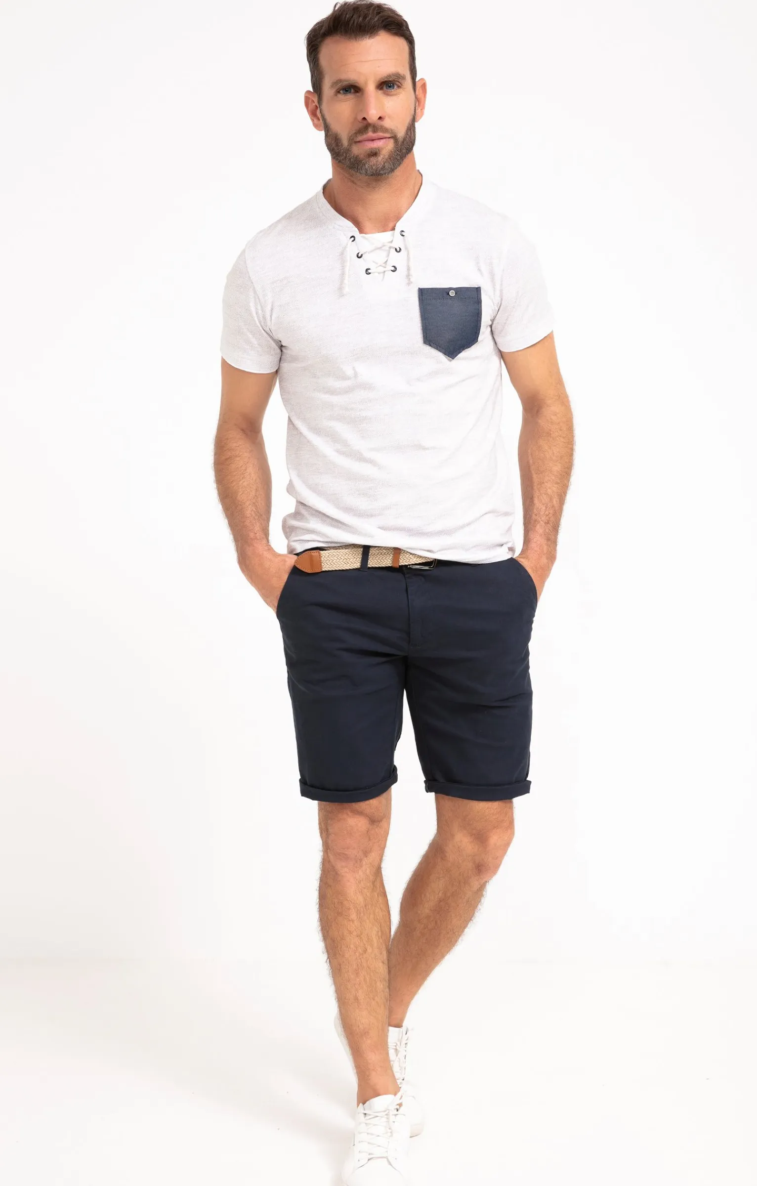 Shorts & Bermudas<Armand Thiery Bermuda Matt - Marine