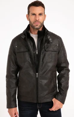 Parkas & Blousons<Armand Thiery Blouson ALTO - Marron