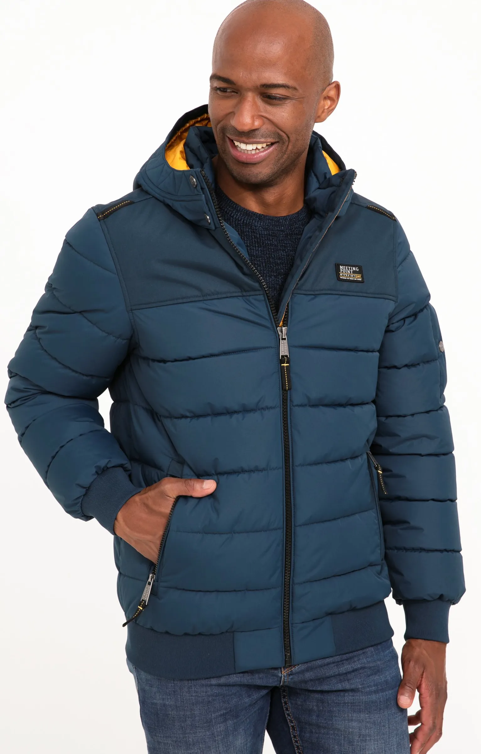 Parkas & Blousons<Armand Thiery Blouson ATYROL - Indigo