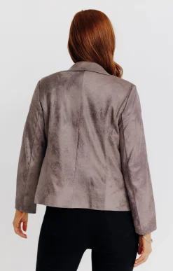 Vestes<Armand Thiery Blouson biker - Taupe