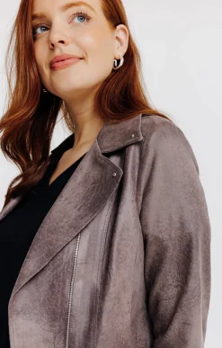 Vestes<Armand Thiery Blouson biker - Taupe