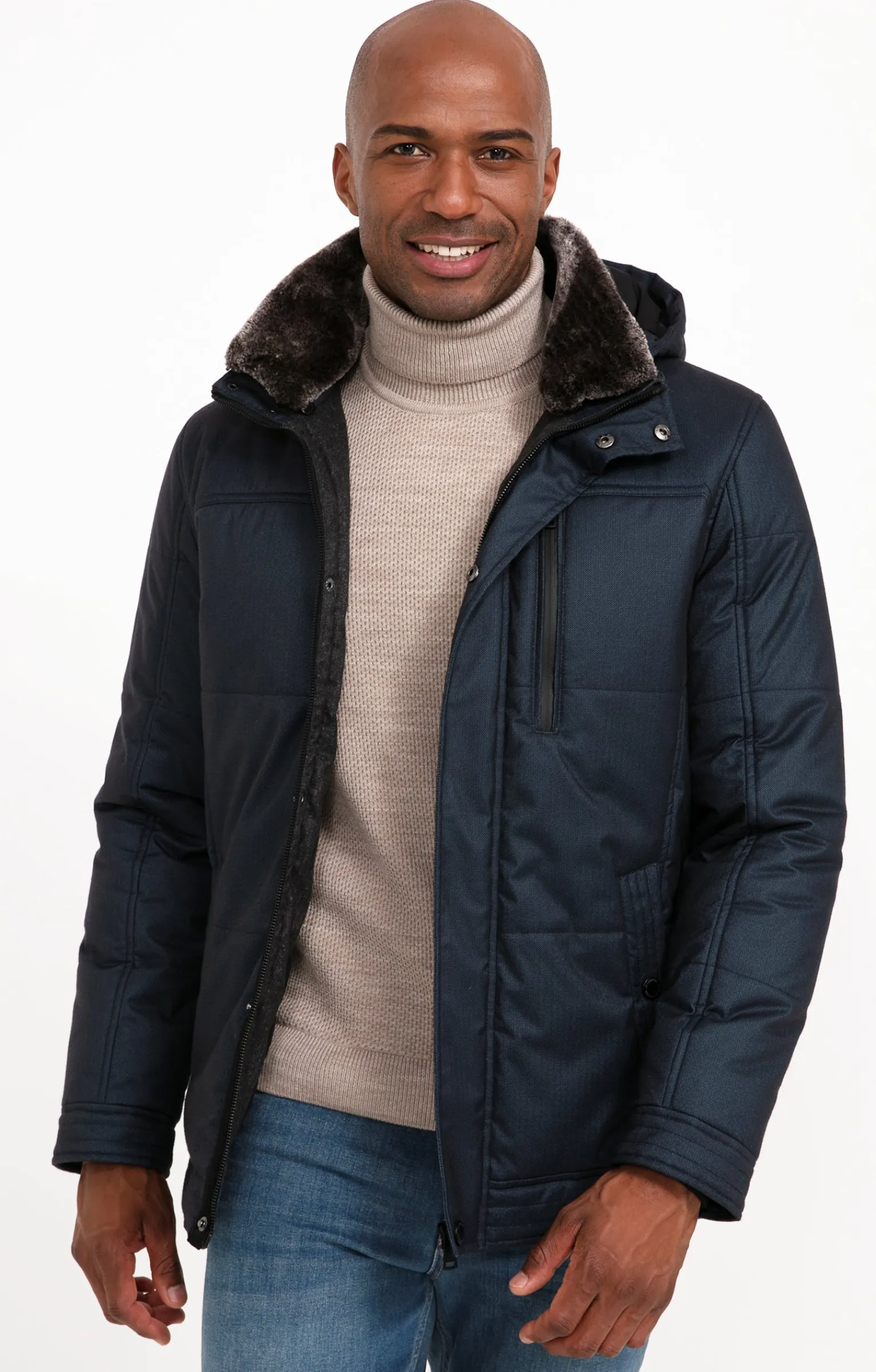 Parkas & Blousons<Armand Thiery Blouson BOKS - Marine