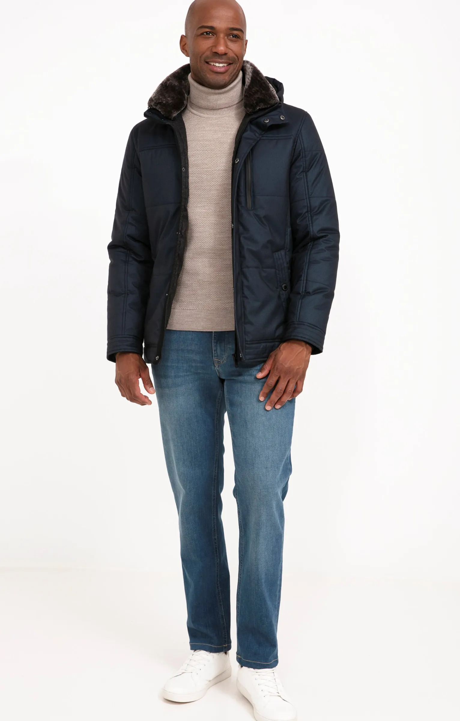 Parkas & Blousons<Armand Thiery Blouson BOKS - Marine