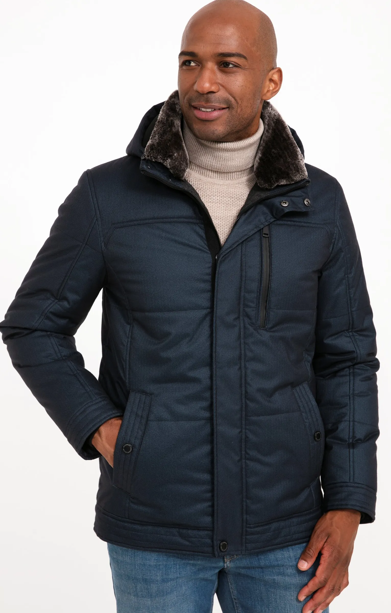 Parkas & Blousons<Armand Thiery Blouson BOKS - Marine
