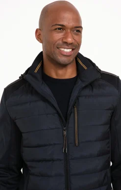 Parkas & Blousons<Armand Thiery Blouson DENIS HOOD - Marine