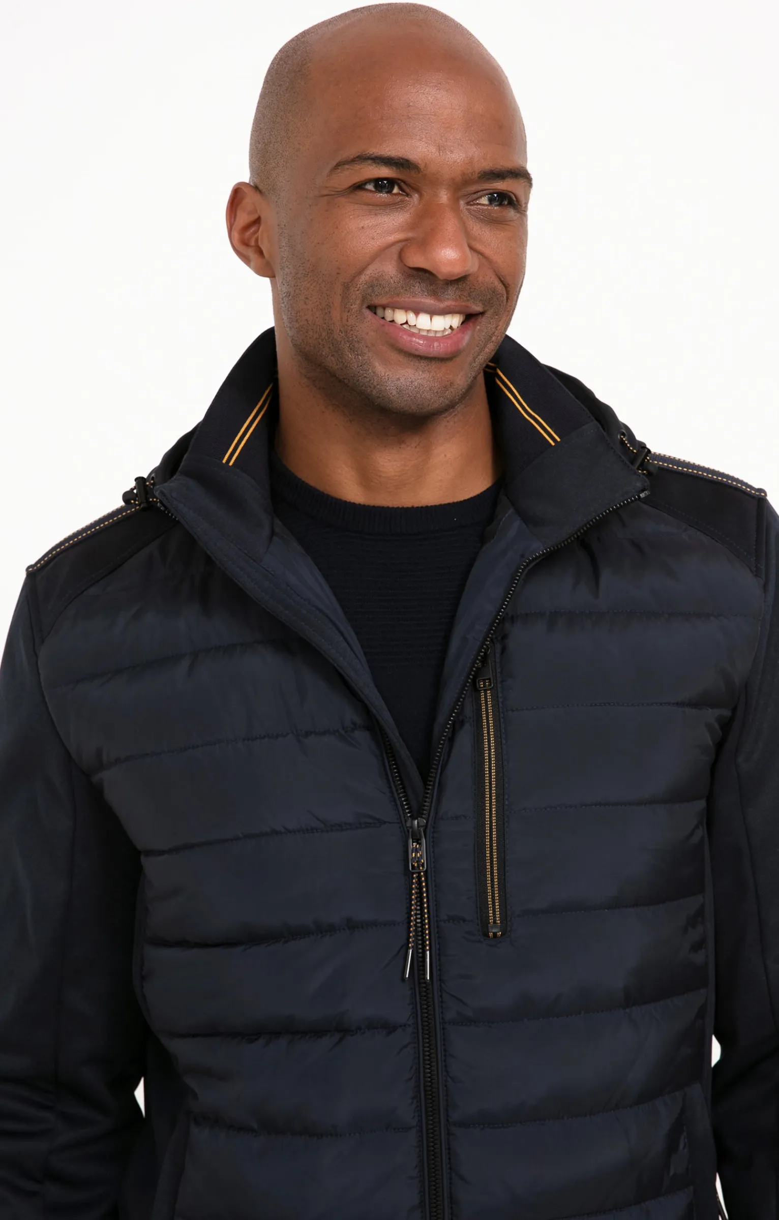 Parkas & Blousons<Armand Thiery Blouson DENIS HOOD - Marine