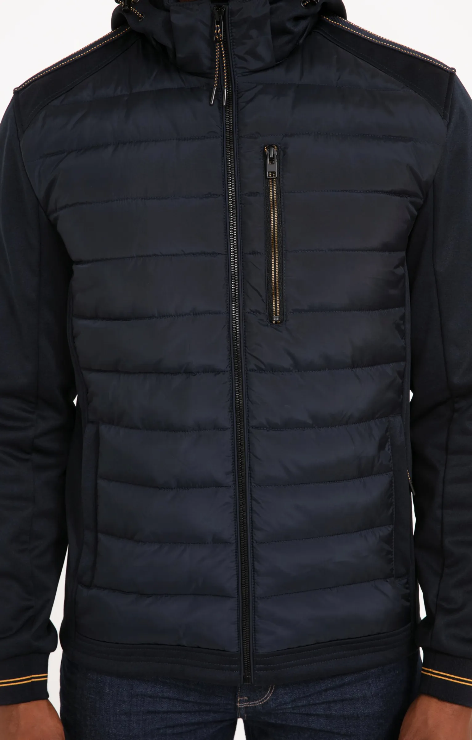 Parkas & Blousons<Armand Thiery Blouson DENIS HOOD - Marine