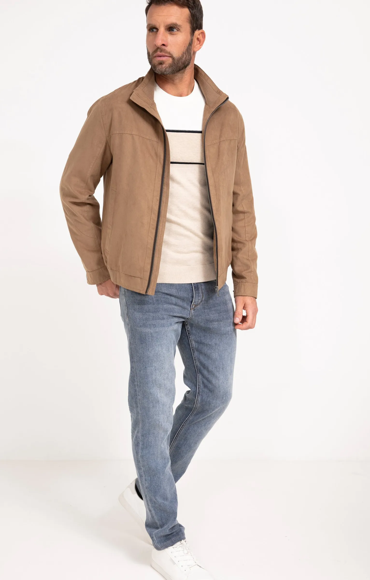 Parkas & Blousons<Armand Thiery Blouson Jack - Beige