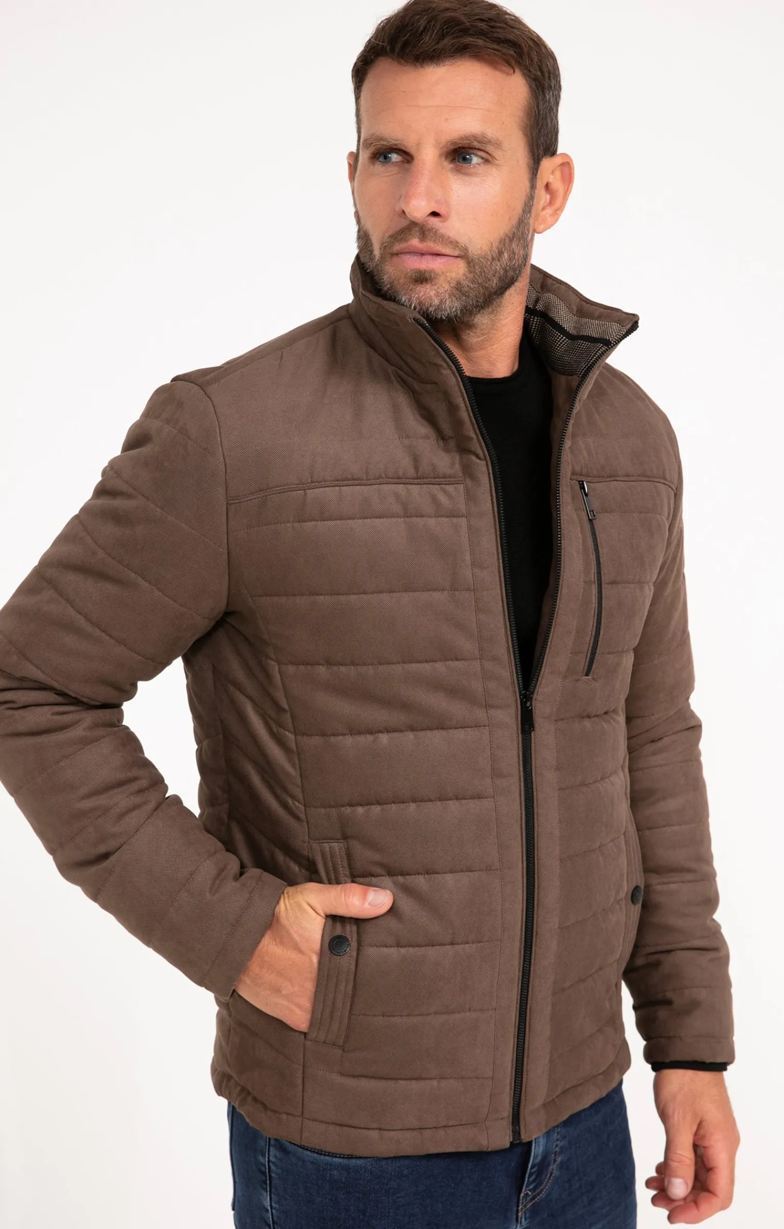 Parkas & Blousons<Armand Thiery Blouson NEW SUEDE - Beige