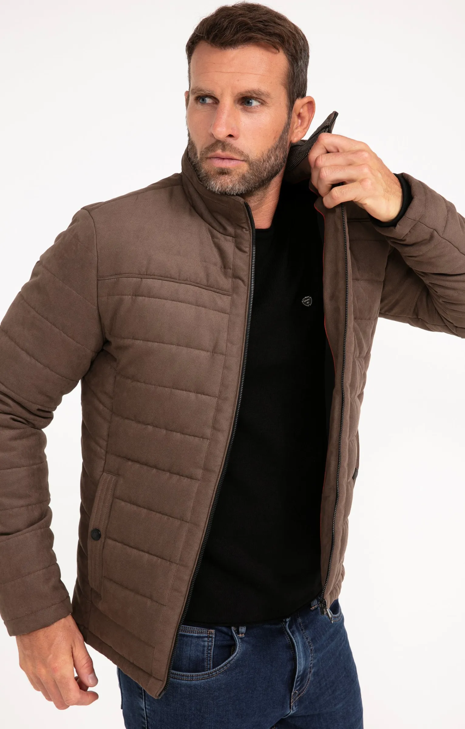 Parkas & Blousons<Armand Thiery Blouson NEW SUEDE - Beige