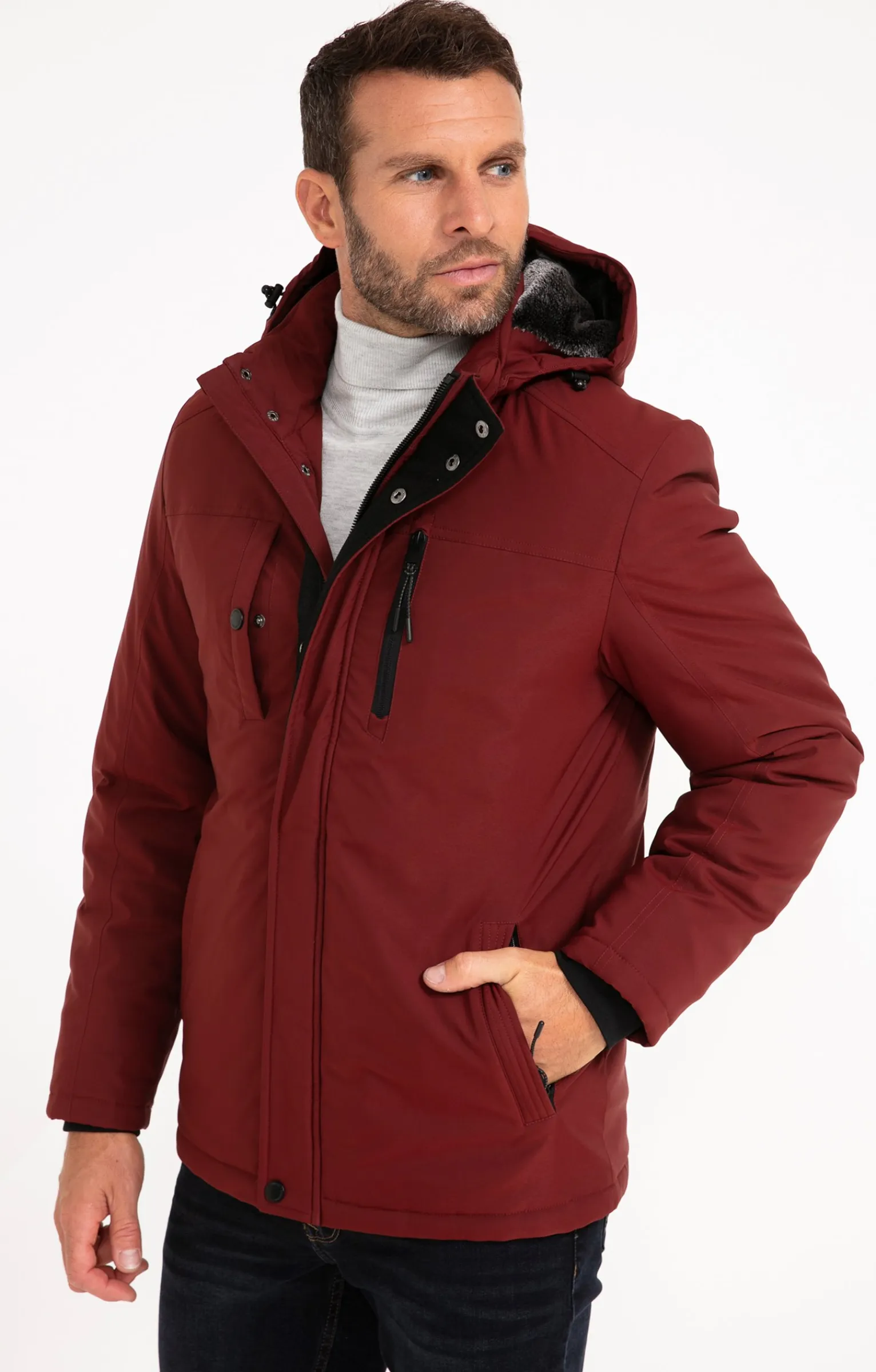 Parkas & Blousons<Armand Thiery Blouson RAFA - Rouge