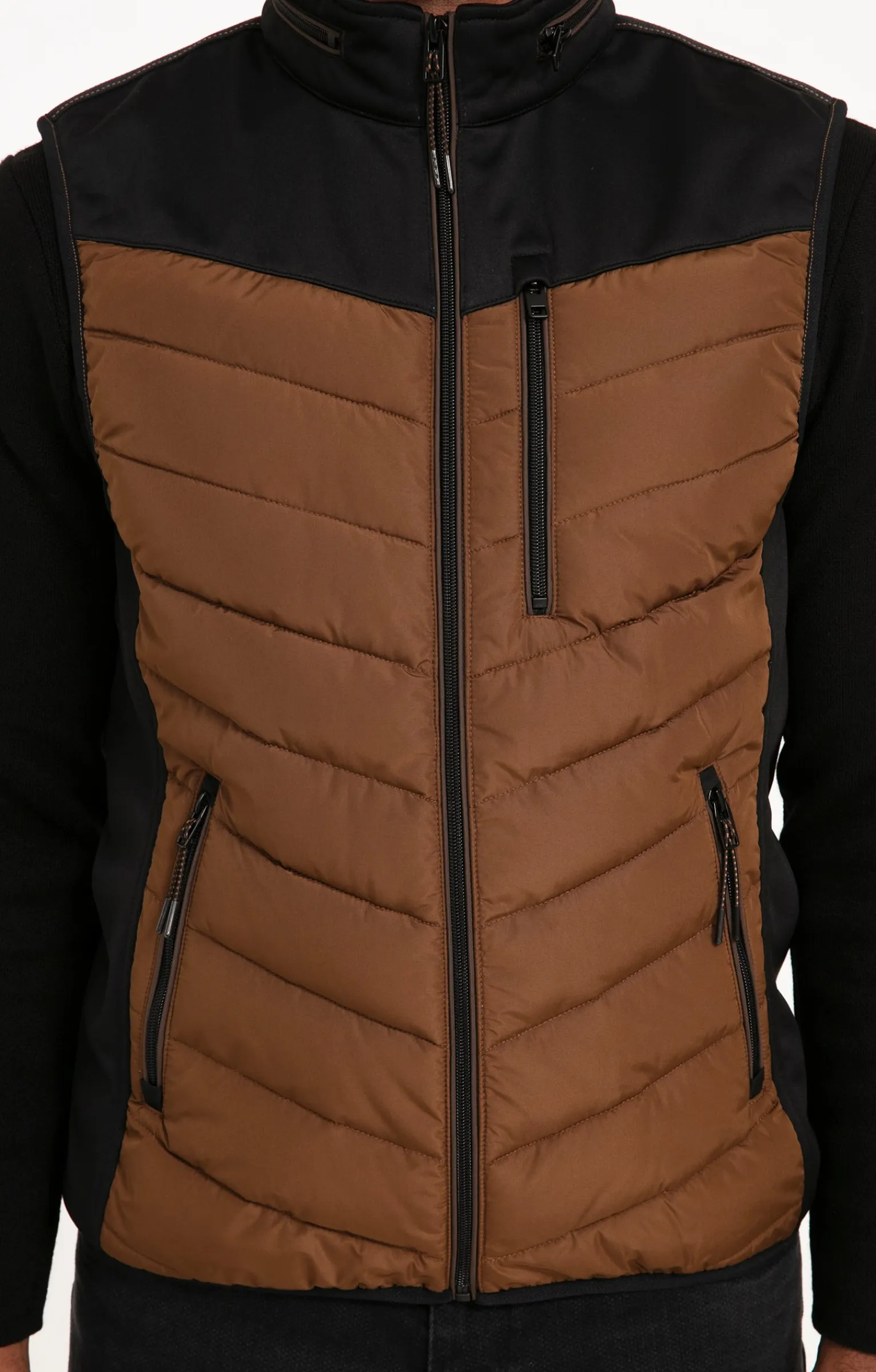 Parkas & Blousons<Armand Thiery Blouson sans manches DD DENIS - Camel