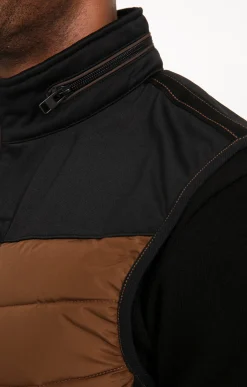 Parkas & Blousons<Armand Thiery Blouson sans manches DD DENIS - Camel