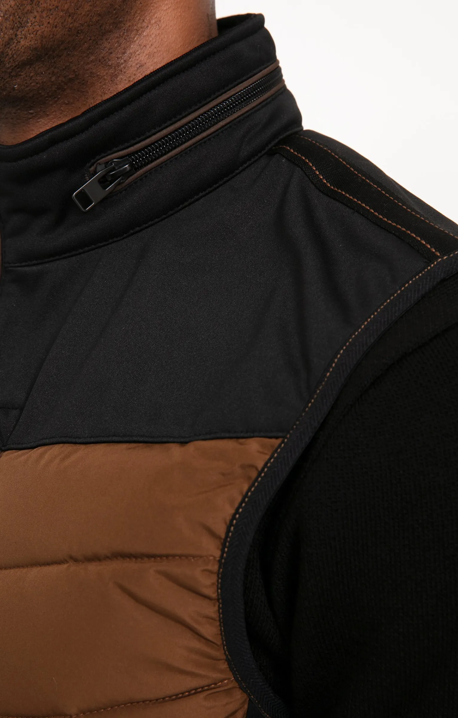 Parkas & Blousons<Armand Thiery Blouson sans manches DD DENIS - Camel