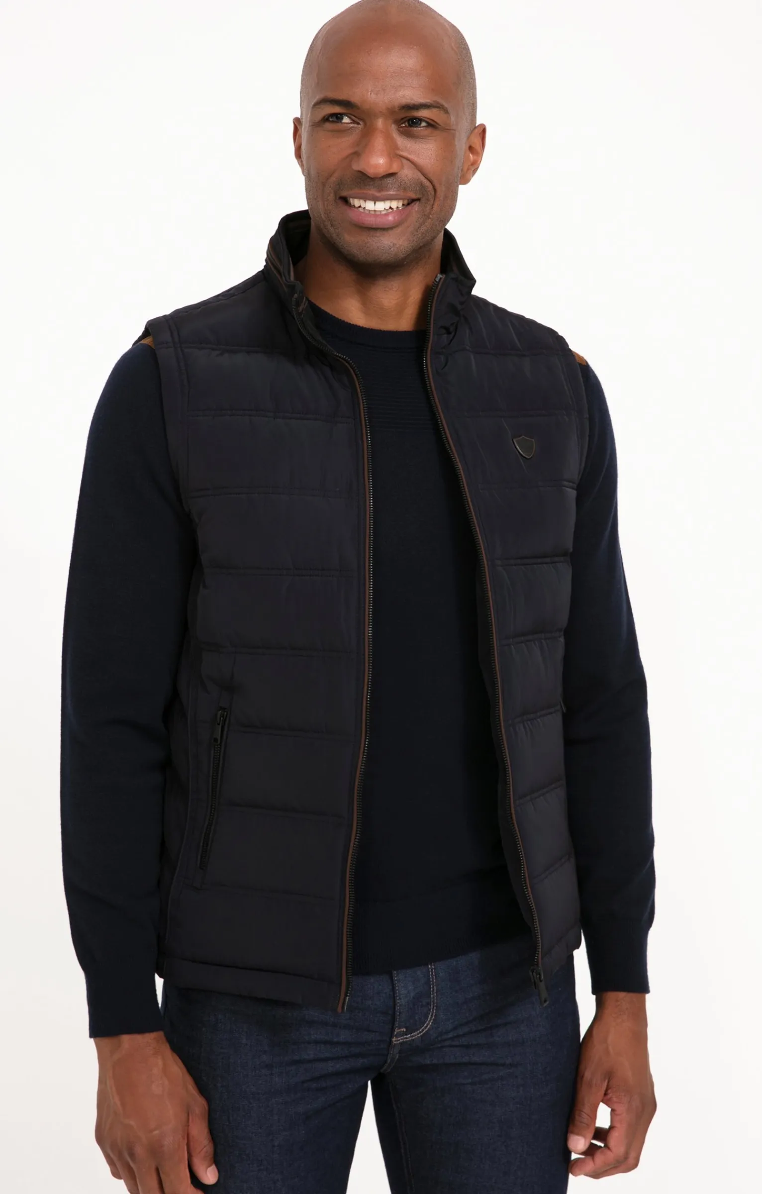 Parkas & Blousons<Armand Thiery Blouson sans manches DD SUMMER - Marine