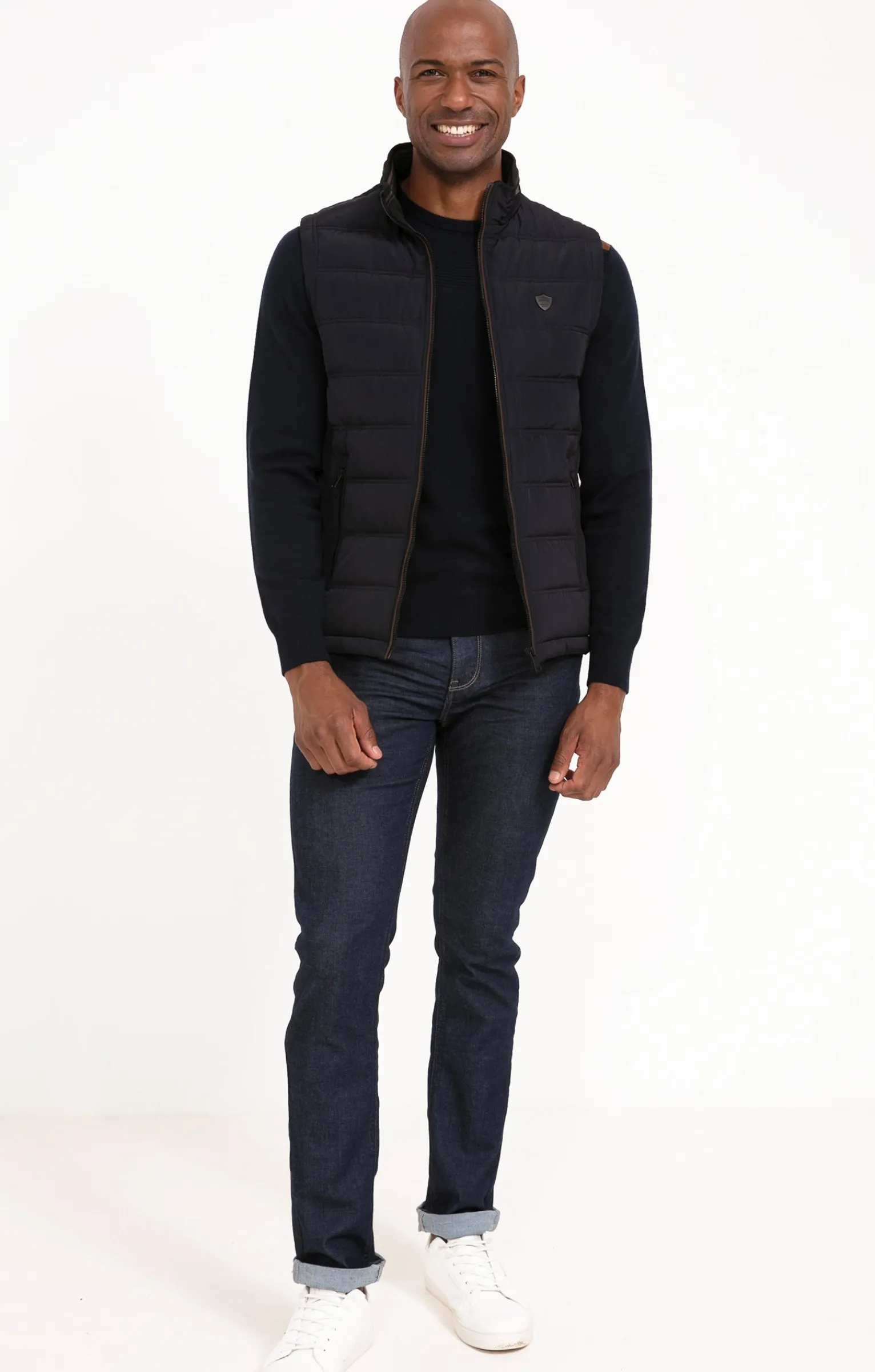 Parkas & Blousons<Armand Thiery Blouson sans manches DD SUMMER - Marine