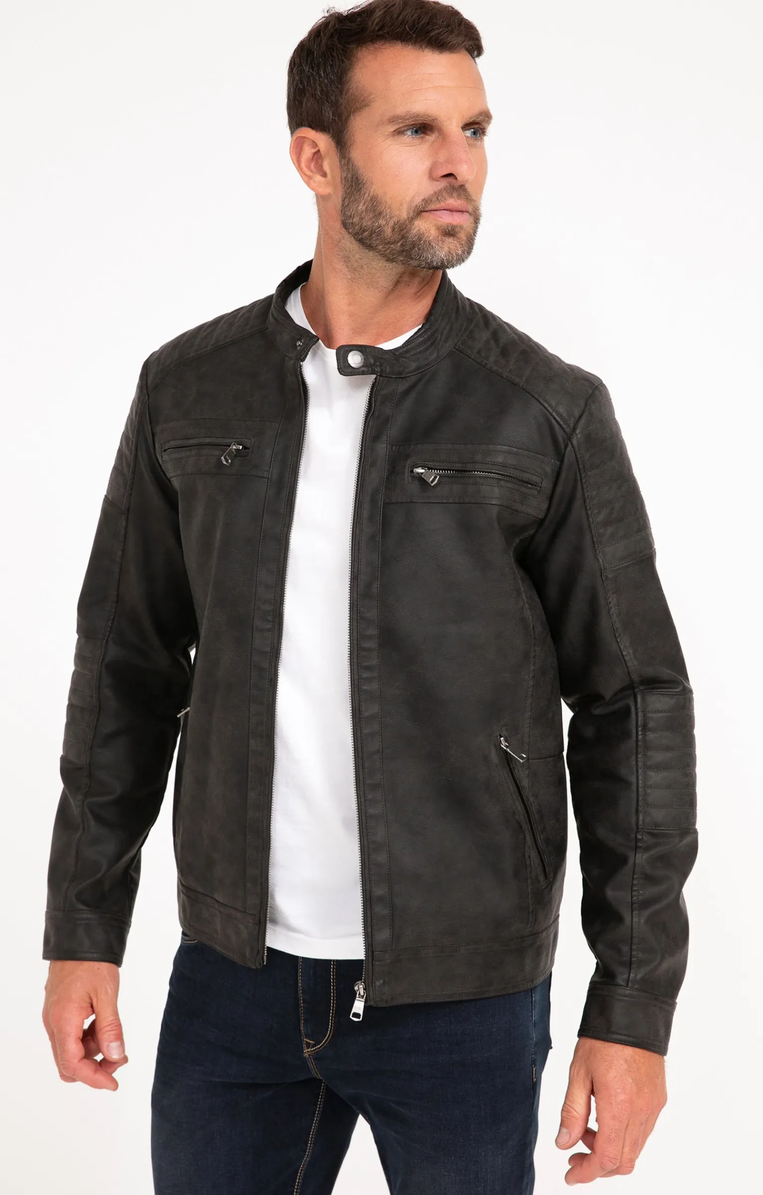 Parkas & Blousons<Armand Thiery Blouson SIMIGREY - Gris