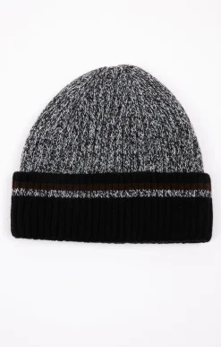 Accessoires<Armand Thiery BONNET MOULINE RAYÉ - Noir