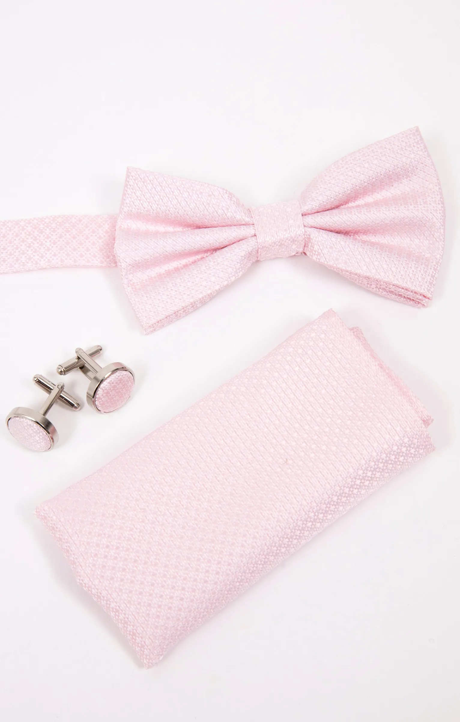 Cravates<Armand Thiery Box 1 noeud, 1 pochette, 2 boutons - Rose