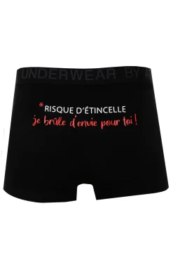 Sous-vêtements & Nuit<Armand Thiery Boxer Flamme - Noir