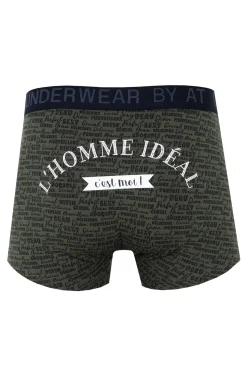 Sous-vêtements & Nuit<Armand Thiery Boxer Homme Idéal - Kaki