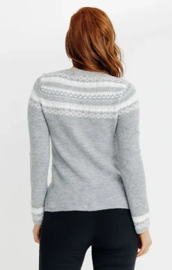 Pulls & Cardigans<Armand Thiery CARDIGAN AVEC JACQUARD - Grisclair