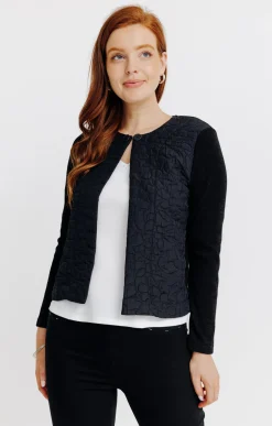 Pulls & Cardigans<Armand Thiery Cardigan bimatière - Noir
