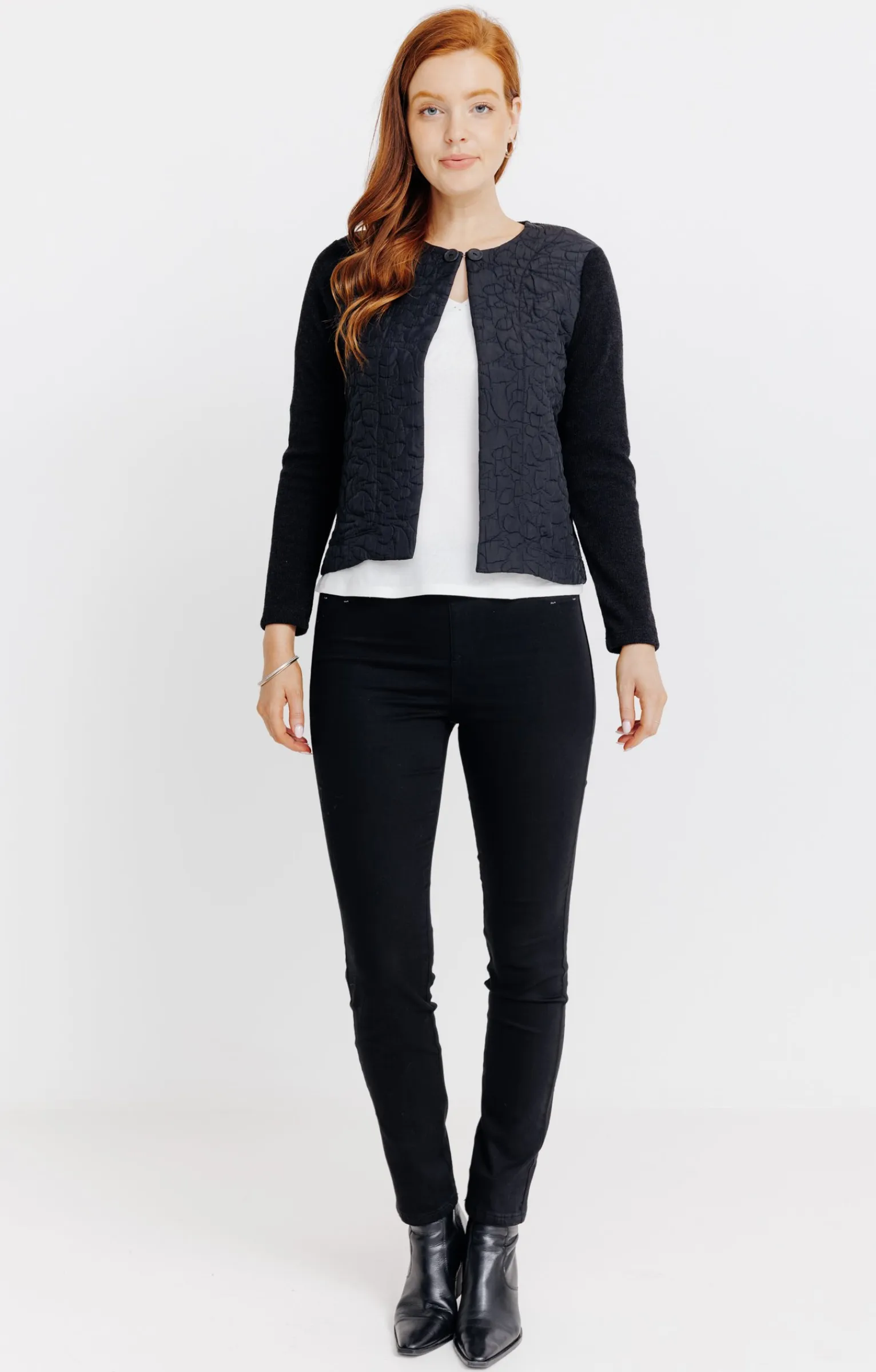Pulls & Cardigans<Armand Thiery Cardigan bimatière - Noir