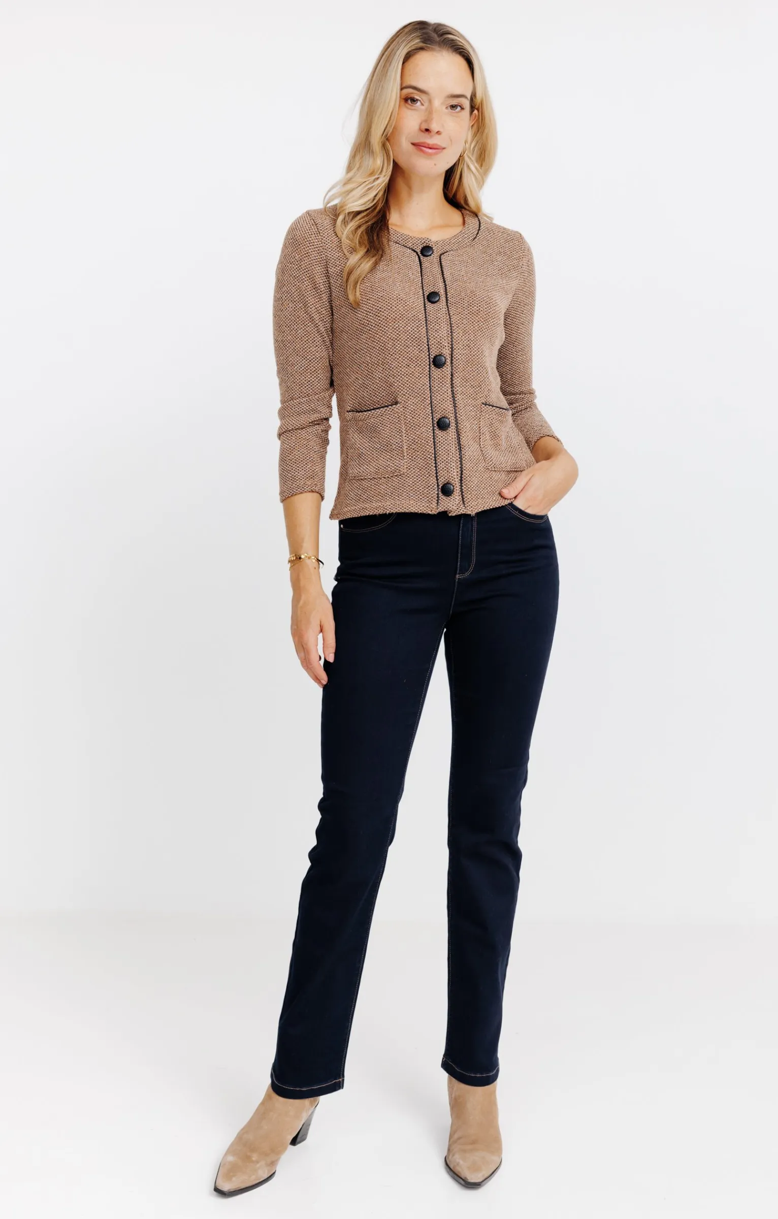 Pulls & Cardigans<Armand Thiery Cardigan boutonné - Camel