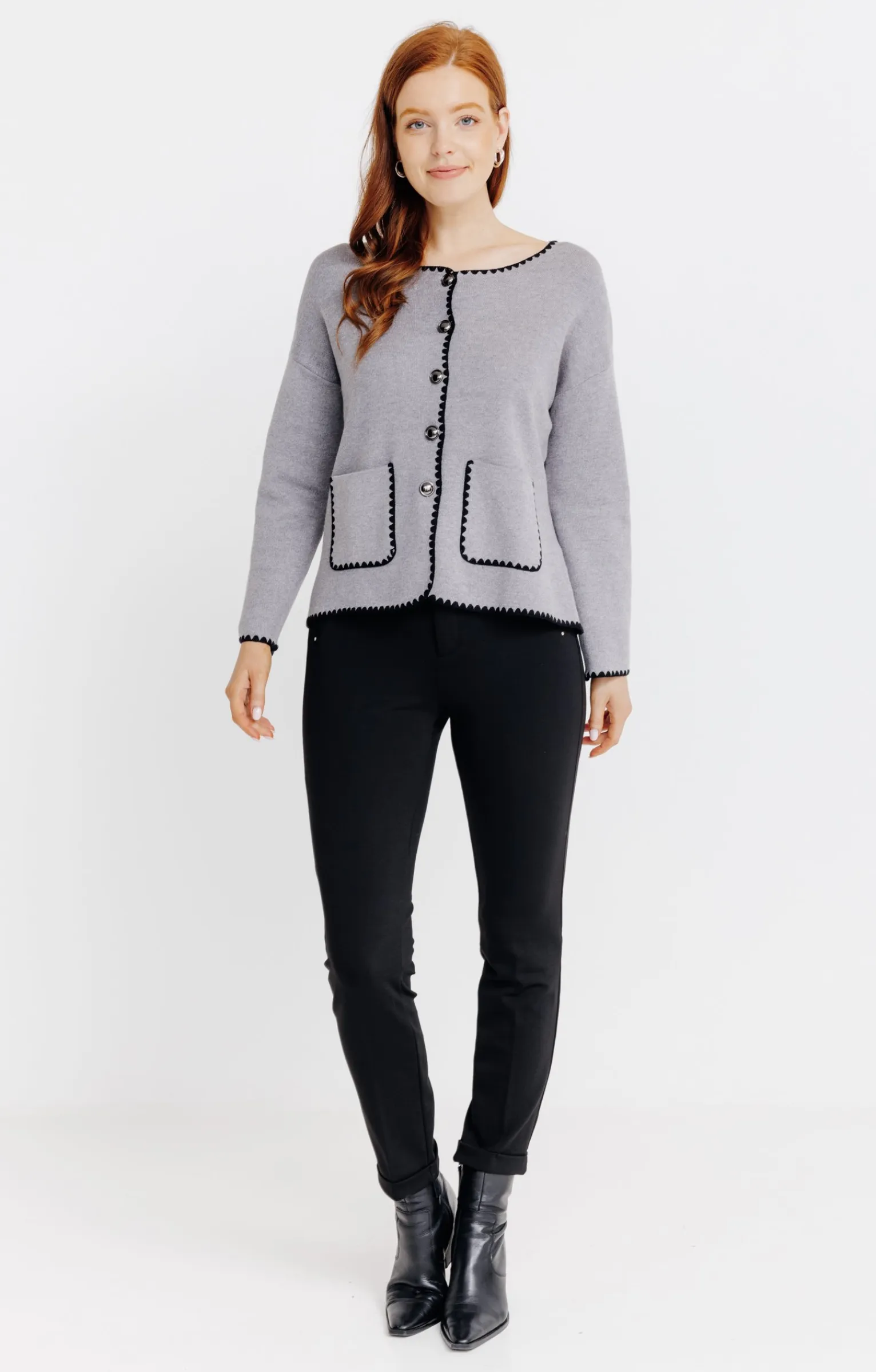 Pulls & Cardigans<Armand Thiery Cardigan boutonné - Grismoyen