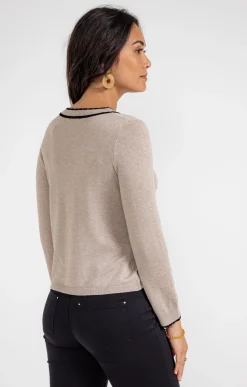 Pulls & Cardigans<Armand Thiery Cardigan boutonné - Taupe