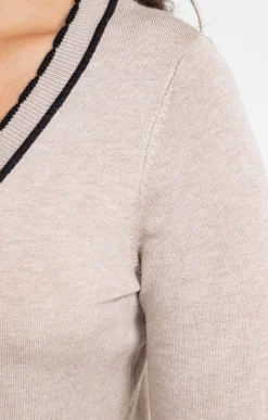 Pulls & Cardigans<Armand Thiery Cardigan boutonné - Taupe
