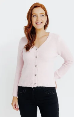 Pulls & Cardigans<Armand Thiery Cardigan boutonné - Rose
