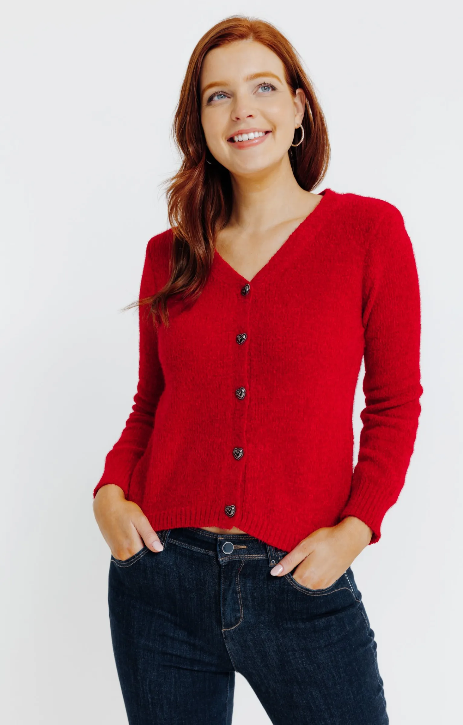 Pulls & Cardigans<Armand Thiery Cardigan boutonné - Rouge