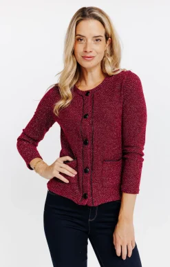 Pulls & Cardigans<Armand Thiery Cardigan boutonné - Bordeaux