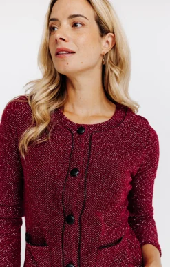 Pulls & Cardigans<Armand Thiery Cardigan boutonné - Bordeaux