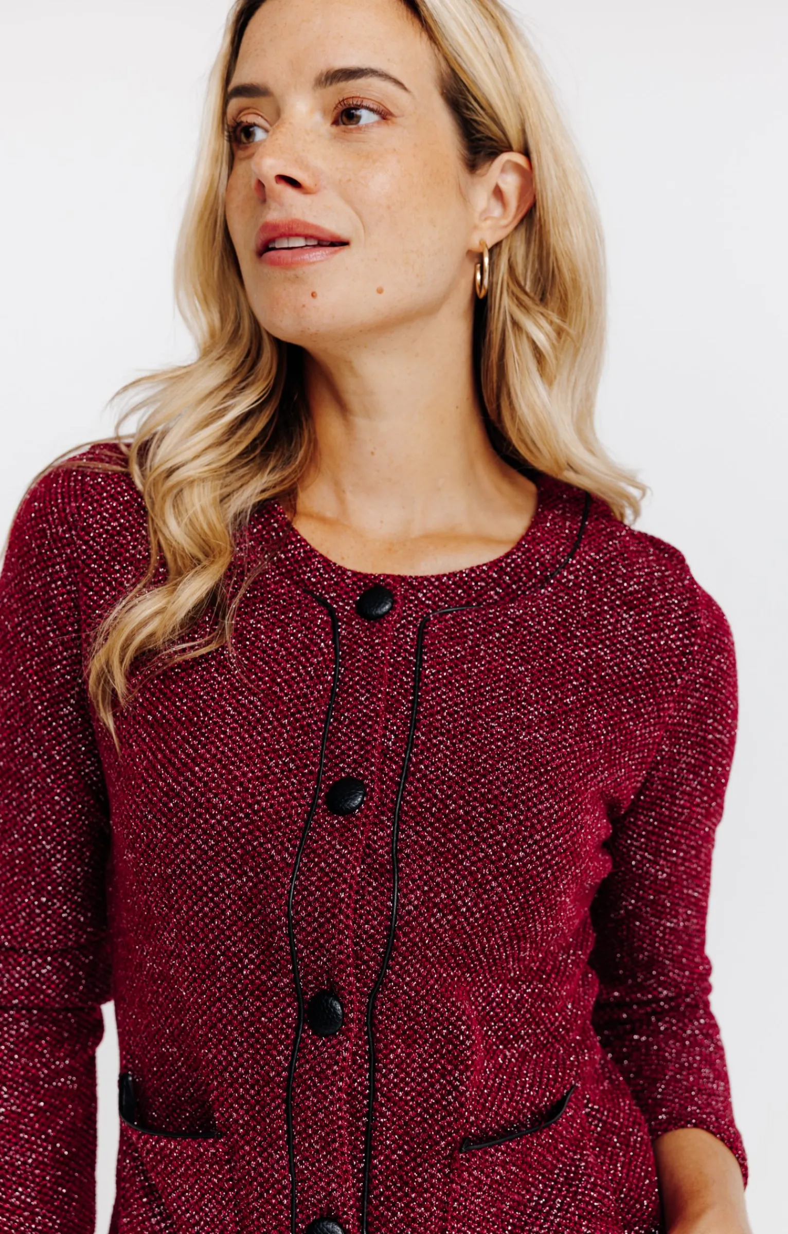 Pulls & Cardigans<Armand Thiery Cardigan boutonné - Bordeaux