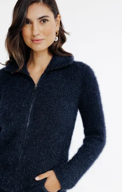 Pulls & Cardigans<Armand Thiery Cardigan col camionneur - Marine