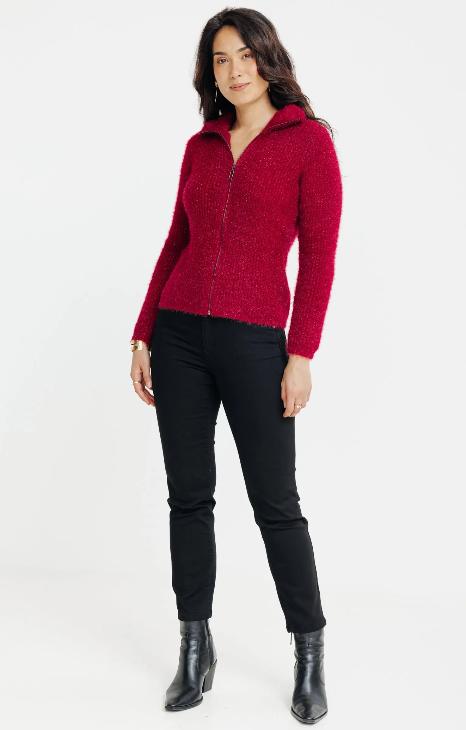 Pulls & Cardigans<Armand Thiery Cardigan col camionneur - Bordeaux
