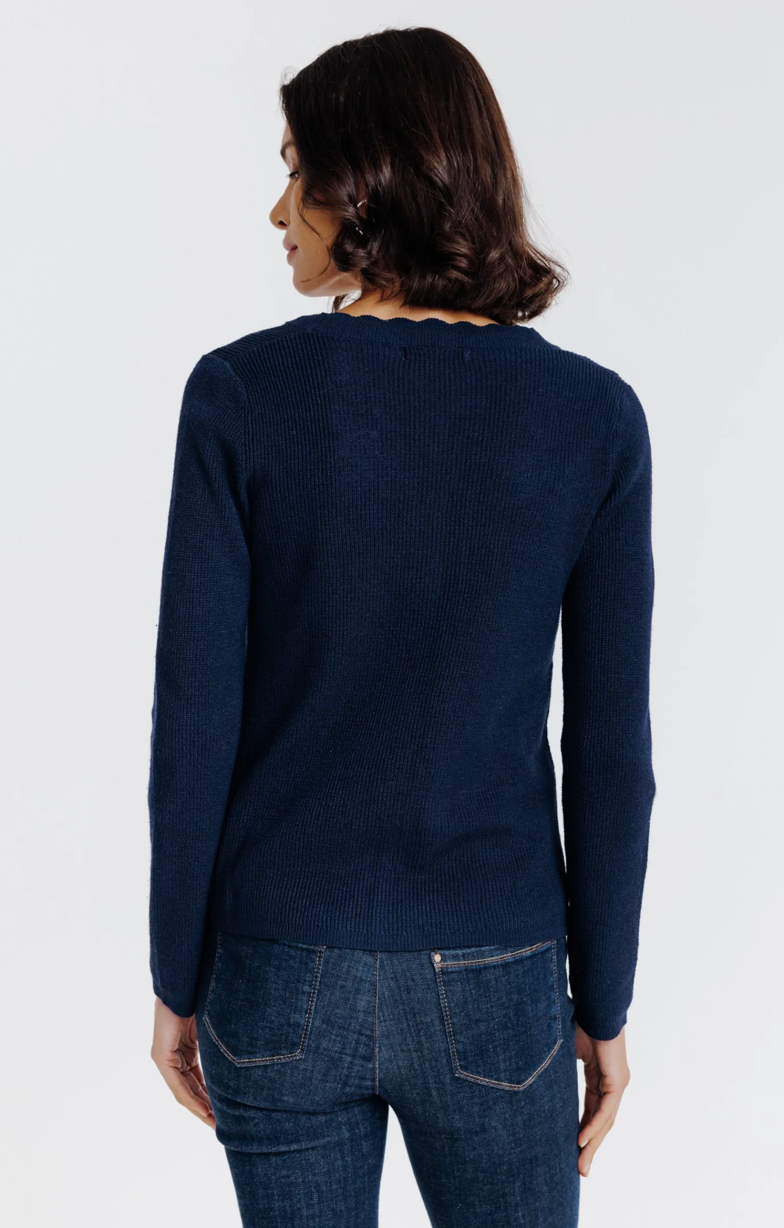 Pulls & Cardigans<Armand Thiery Cardigan col V - Marine