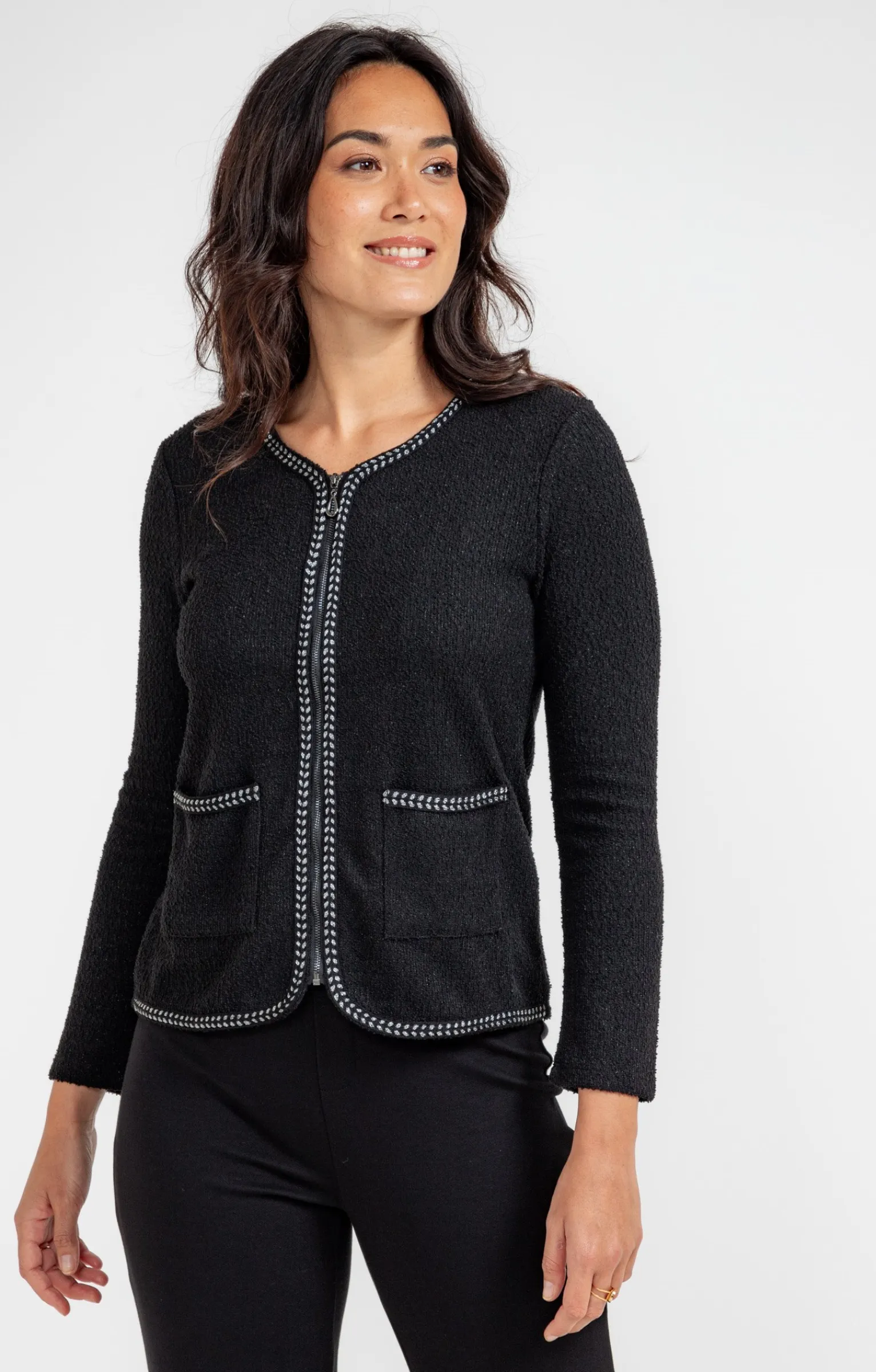 Pulls & Cardigans<Armand Thiery Cardigan fantaisie - Noir