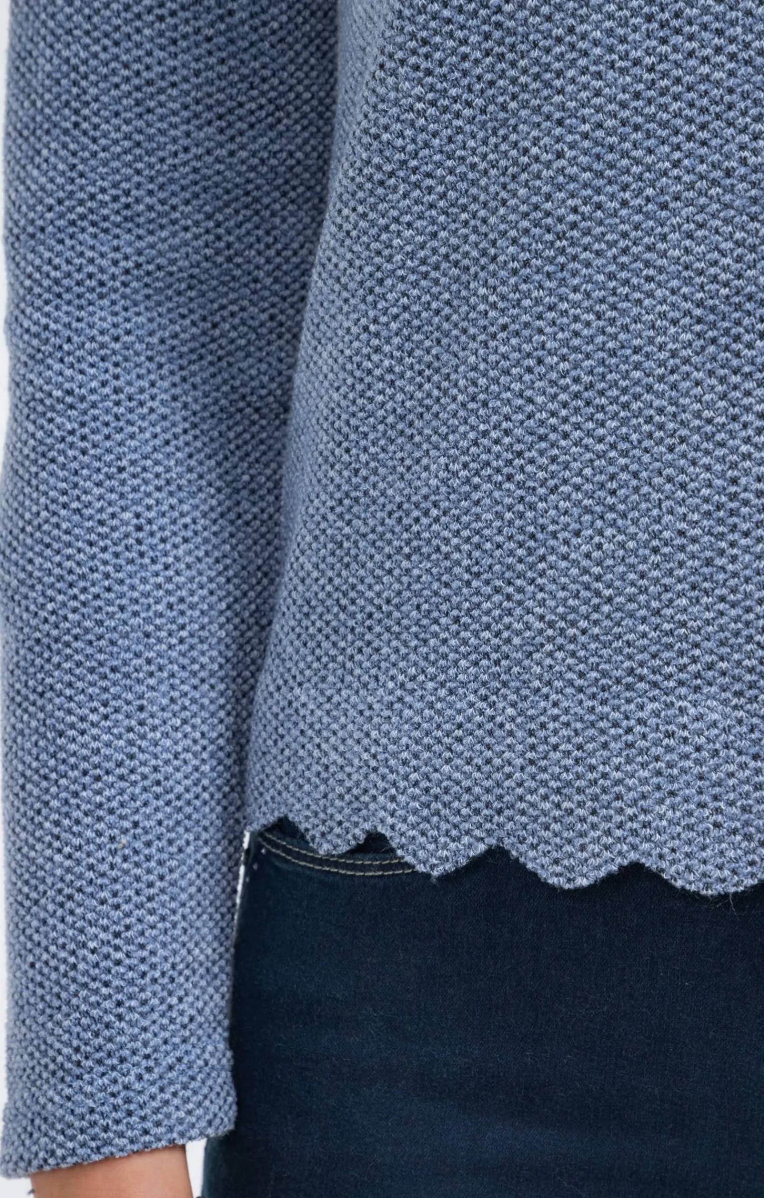 Pulls & Cardigans<Armand Thiery Cardigan festonné - Indigo