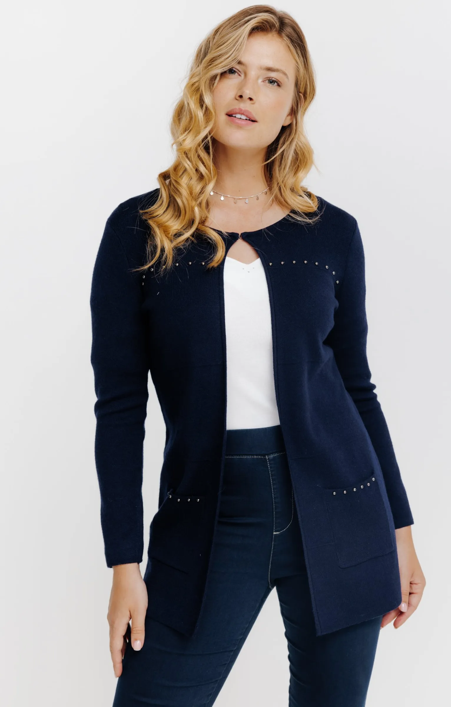 Pulls & Cardigans<Armand Thiery Cardigan long - Marine