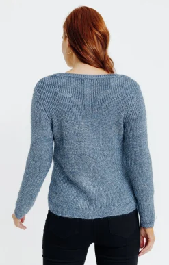 Pulls & Cardigans<Armand Thiery Cardigan maille anglaise - Bleu