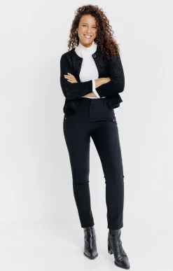 Pulls & Cardigans<Armand Thiery CARDIGAN MAILLE FANTAISIE - Noir