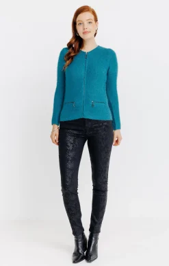 Pulls & Cardigans<Armand Thiery Cardigan maille fluffy - Canard