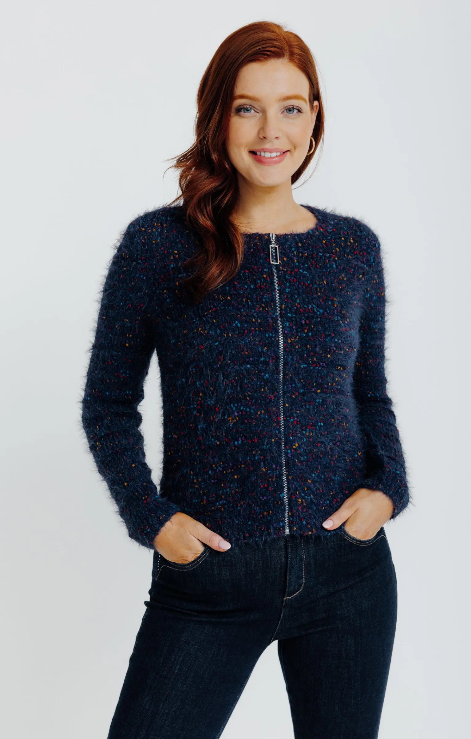 Pulls & Cardigans<Armand Thiery Cardigan maille popcorn - Marine