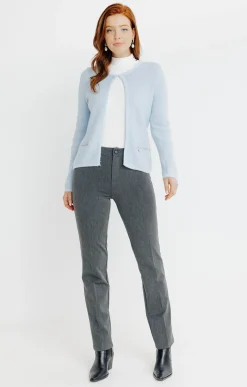 Pulls & Cardigans<Armand Thiery CARDIGAN MATIERE FANTAISIE - Bleuciel