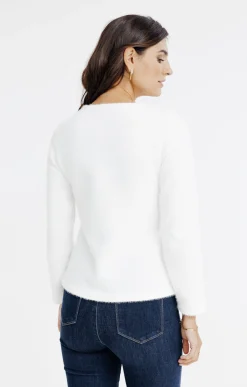 Pulls & Cardigans<Armand Thiery Cardigan matière fantaisie - Écru