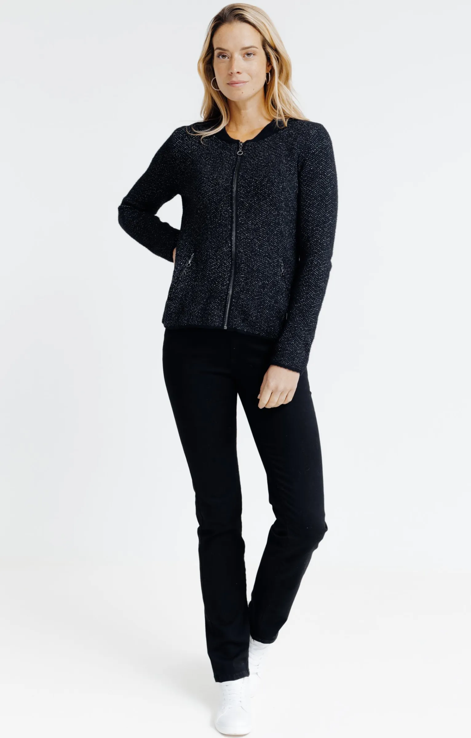 Pulls & Cardigans<Armand Thiery Cardigan zippé - Noir